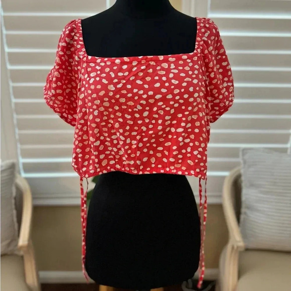 NWT | ROXY | Dear Amor Ruched Crop Top - Size XL - Picture 3 of 8